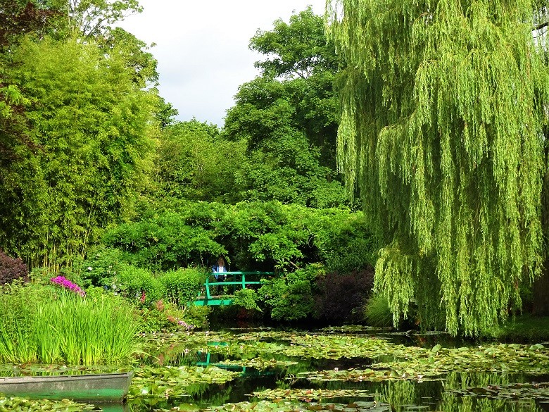 The Japanese Bridge in Monet's Giverny garden